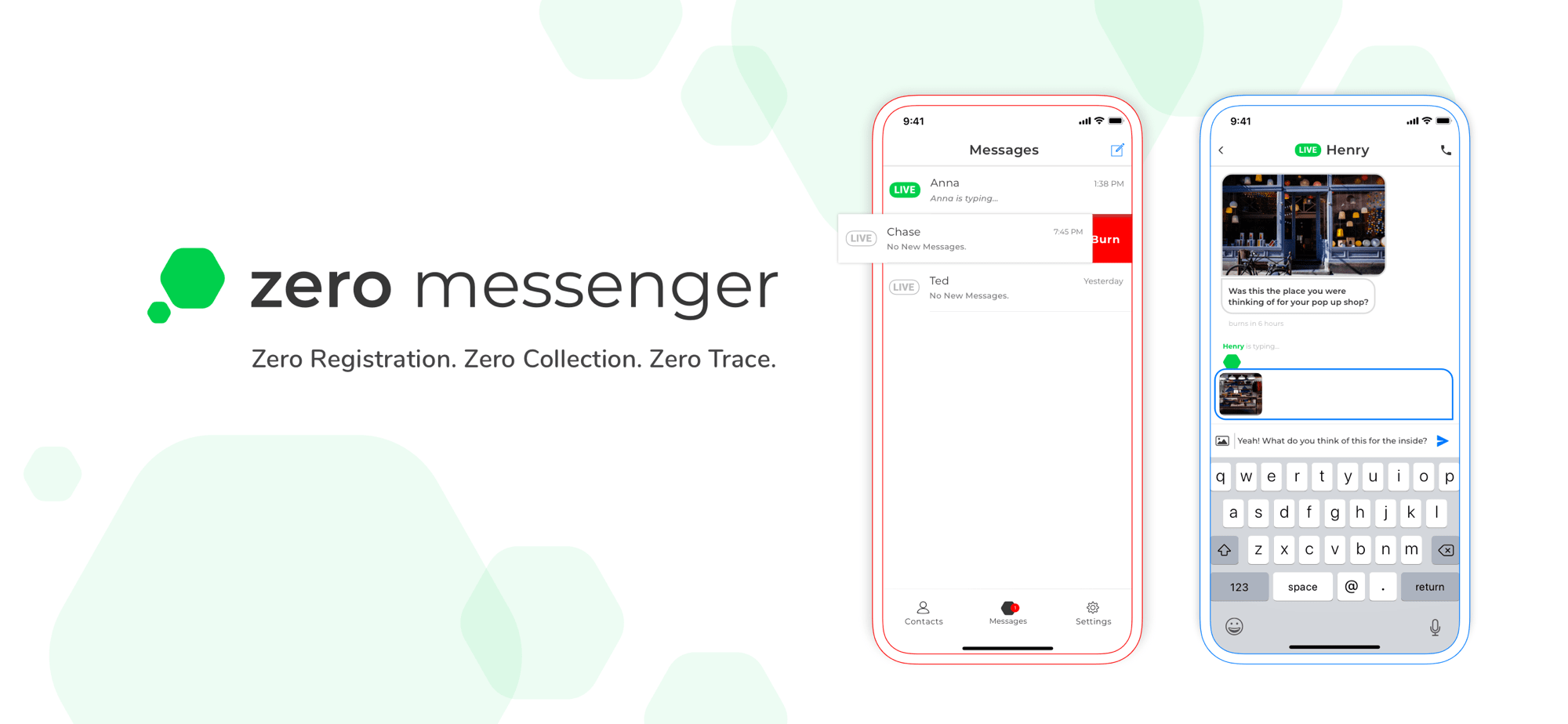 Feature image for Zero Messenger. Click to access Zero Messenger's website